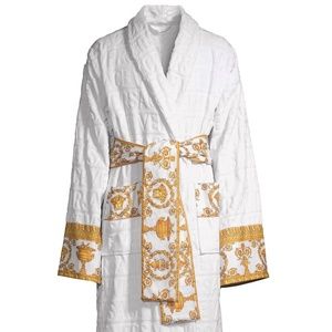 Versace Logo Baroque Bathrobe (new)